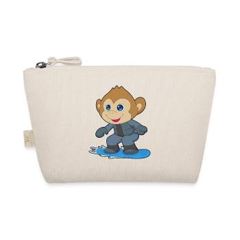 Snowboardeur Singe Snowboard - Trousse biologique - nature - Devant