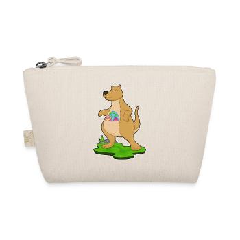 Känguru Ostern Ostereier - Bio-Täschchen - Natur - Vorne