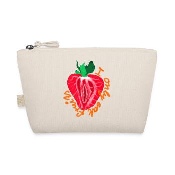 I only eat fruits - Bio-Täschchen - Natur - Vorne