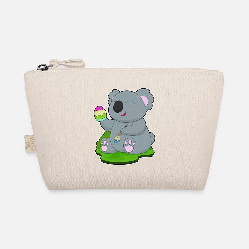 Koala Easter Easter Egg Painting Organic Pouch
