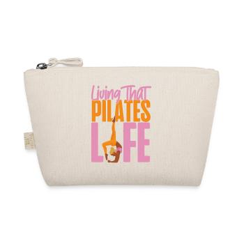 Pilates Instructor Teacher Living - Organic Pouch - nature - Front