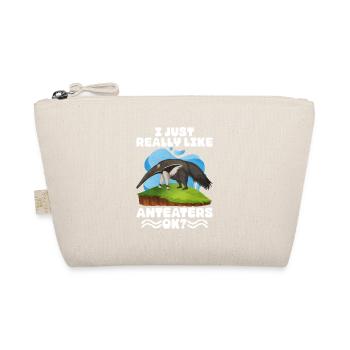 Dear Anteater Gift - Organic Pouch - nature - Front