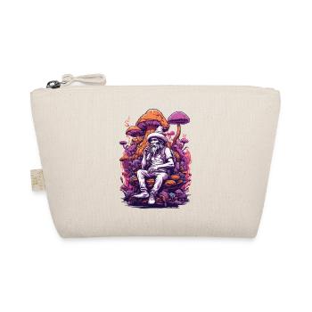 Vivid Colors Forest Mushrooms Music Festival Art - Organic Pouch - nature - Front