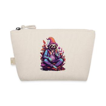 Sloth Psychedelic Art Woodland Mushrooms Music Festival - Organic Pouch - nature - Front