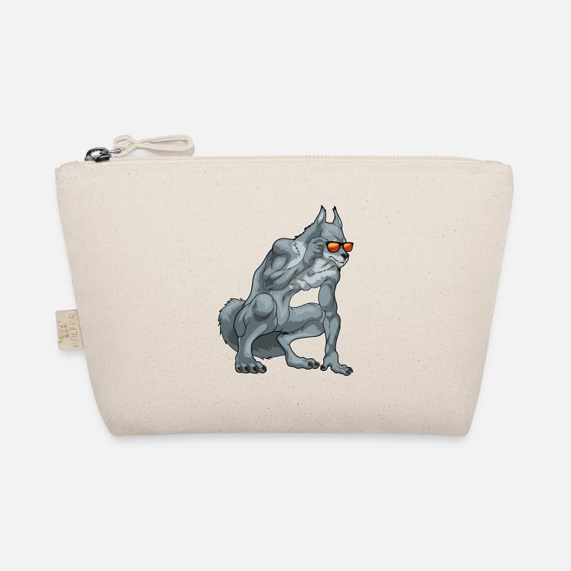 Werwolf Halloween Sonnenbrille Bio-Täschchen