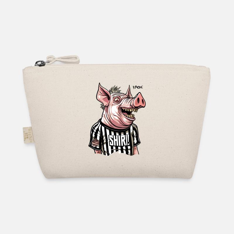 Funny Referee Pig The Shiri Organic Pouch