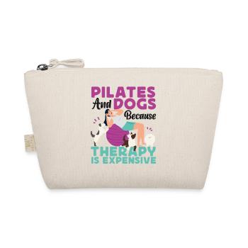 Pilates Instructor Teacher Dog - Organic Pouch - nature - Front