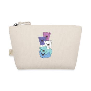 Spectrasexual Flag Pride LGBTQ Ours mignon - Trousse biologique - nature - Devant