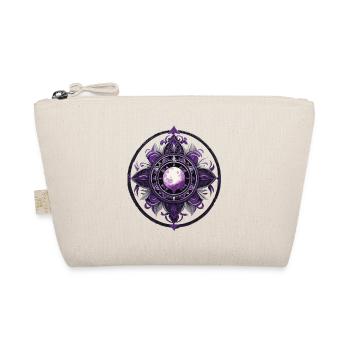 Moon Mandala Design Aesthetic Spiritual - Organic Pouch - nature - Front