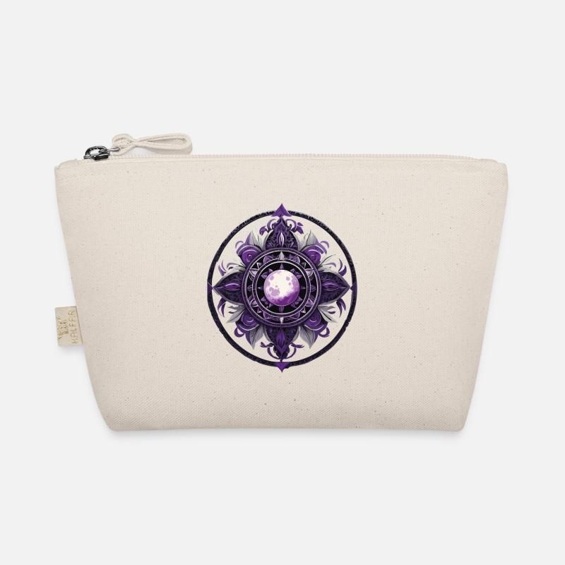 Moon Mandala Design Aesthetic Spiritual Organic Pouch