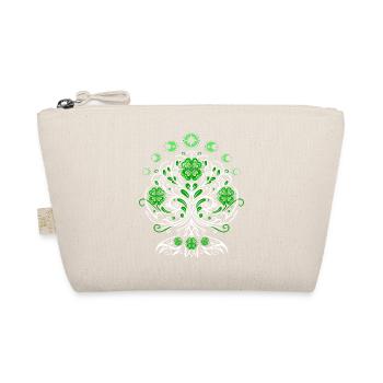 St Patricks Day Lebensbaum mit Mondphasen - Bio-Täschchen - Natur - Vorne