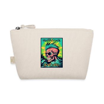 Mountain Punk Is Not Dead: Skull, Zombie Punk - Organic Pouch - nature - Front
