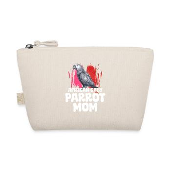 African Grey Parrot Gift - Organic Pouch - nature - Front