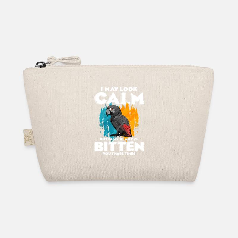 African Grey Parrot Gift Organic Pouch