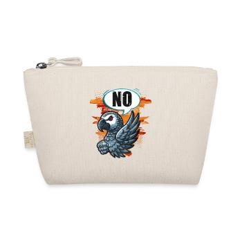 African Grey Parrot Gift - Organic Pouch - nature - Front