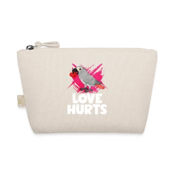 African African Grey Parrot Gift - Organic Pouch - nature - Front