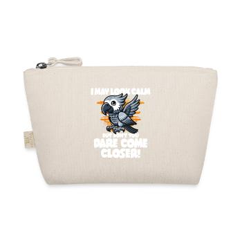 African Grey Parrot Gift - Organic Pouch - nature - Front