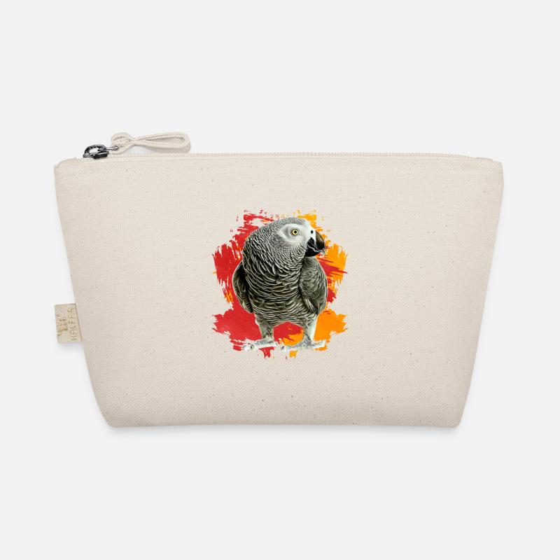 African Grey Parrot Gift Organic Pouch