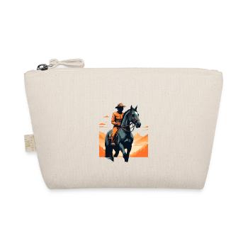Aesthetic Horses Iconic Equestrian Design - Organic Pouch - nature - Front