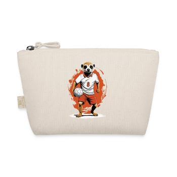 Joueur de handball suricate style streetwear - Trousse biologique - nature - Devant