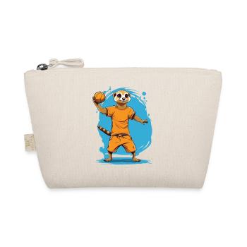 Joueur de handball Meerkat Esthétique Streetwear - Trousse biologique - nature - Devant