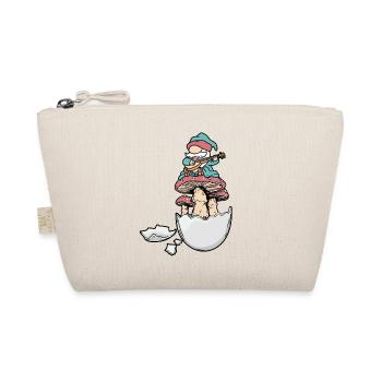 Eggshell Dwarf Gnome Gnome Fantasy Egg Mushrooms - Organic Pouch - nature - Front
