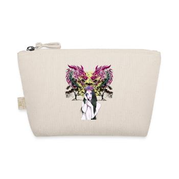 Dragon, Girl, Fairy Tale, Mythical Creature, Fable, Dragon - Organic Pouch - nature - Front