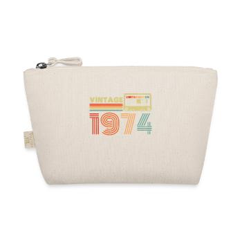 Original 1974 Vintage Vintage Birthday Gift - Organic Pouch - nature - Front