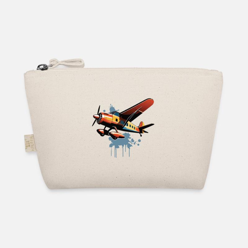 Model Airplane Pilot Airplane Hobby Design Organic Pouch