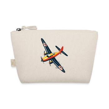 Model Airplane Pilot Airplane Hobby Airplane Design - Organic Pouch - nature - Front
