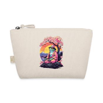 Frog Streetwear Aesthetic Vintage - Organic Pouch - nature - Front