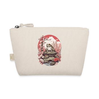 Frog Streetwear Aesthetic Design - Organic Pouch - nature - Front