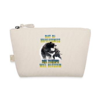 Ukraine T Support Ukraine Soldiers Stand with - Organic Pouch - nature - Front