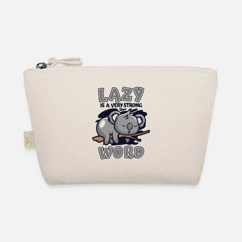 Faul ist ein sehr starkes Wort Koalabär Eukalyptus Bio-Täschchen