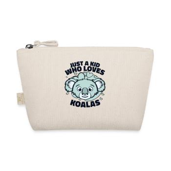Just A Kid Who Loves Koalas Koalabear Eucalyptus - Organic Pouch - nature - Front