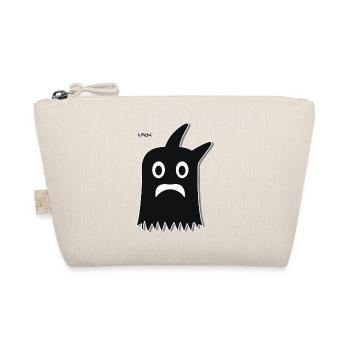 Fantôme de dessin animé drôle noir - Trousse biologique - nature - Devant