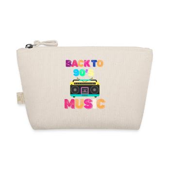 Back to 90s Music Lovers Boomer - Organic Pouch - nature - Front