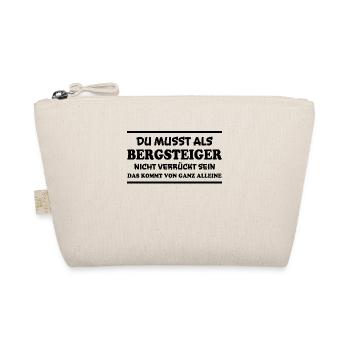 Bergsteiger Spruch Wandern Bergsteiger Geschenk - Bio-Täschchen - Natur - Vorne