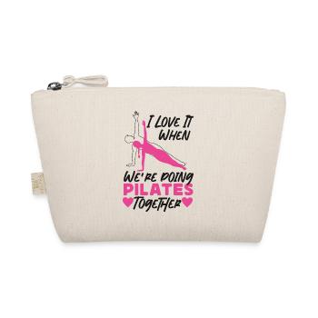 Pilates Instructor Teacher Friends - Organic Pouch - nature - Front