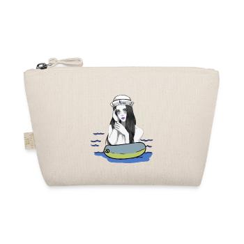 Distress Swim Ring Sailor Girl Sea Swim - Organic Pouch - nature - Front