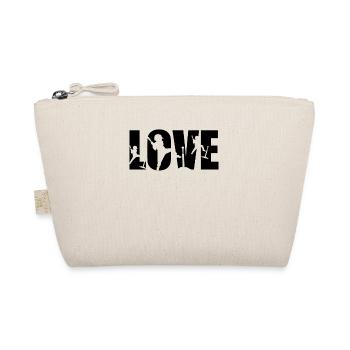T-Ball LOVE Tee-ball Player Teeball Lover - Organic Pouch - nature - Front