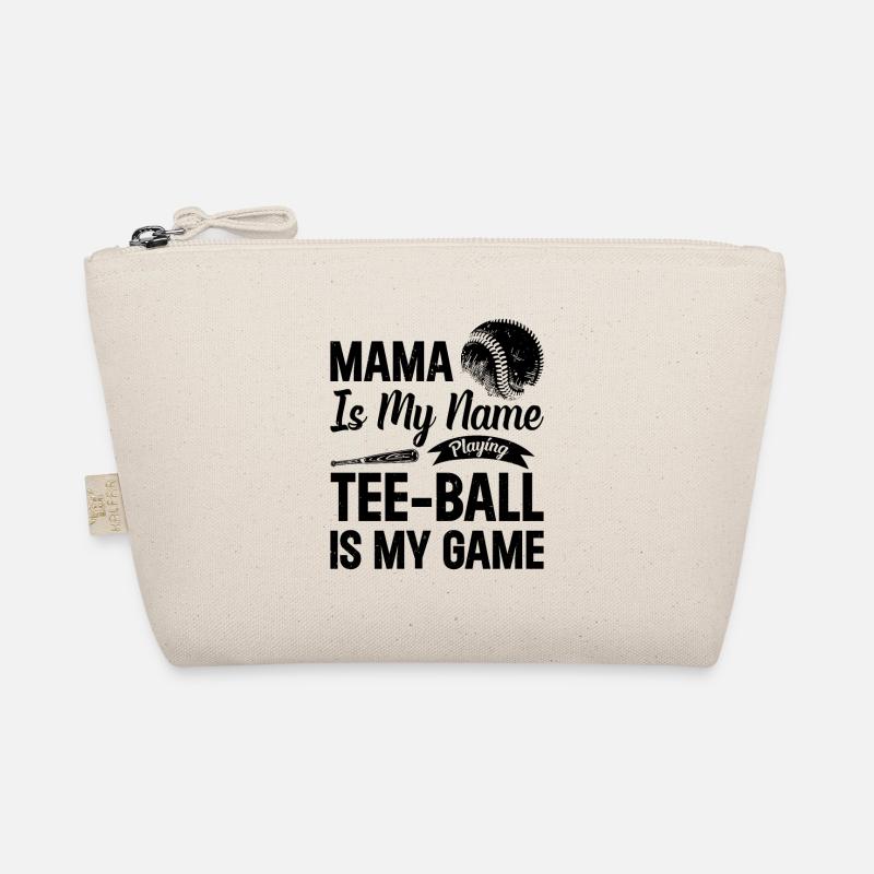 Mama is my name playing Tee-ball is my game - Teeb Bio-Täschchen
