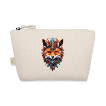 Fuchs Spirituelles Mandala Traumfänger Design - Bio-Täschchen - Natur - Vorne