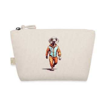 Weimaraner Streetwear Jogging Aesthetic Fitness - Organic Pouch - nature - Front