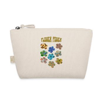 Motifs rétro Flower power - Trousse biologique - nature - Devant