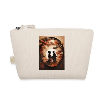 Japanese Art Illustration Painting - Organic Pouch - nature - Front