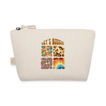 Let’s boogie motif rétro - Trousse biologique - nature - Devant