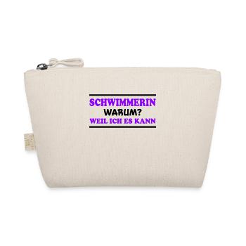 Schwimmerin Spruch Schwimmen Schwimmerin Geschenk - Bio-Täschchen - Natur - Vorne