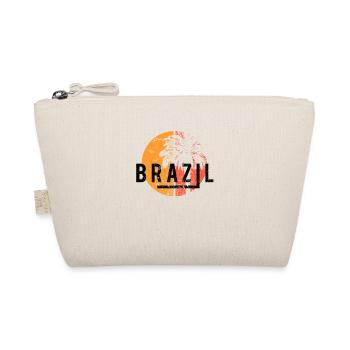 Artistic Brazil Cool Palm Tree Vacation Souvenir - Organic Pouch - nature - Front
