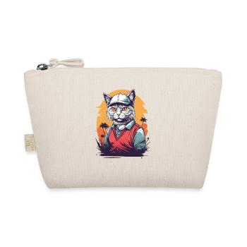 Cats Golfer Golfer Streetwear Design - Organic Pouch - nature - Front